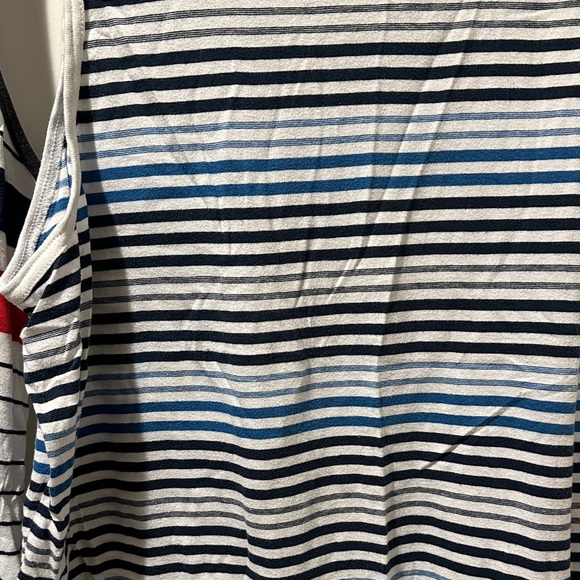 Striped Tank Tops - Navy, Red & Blue - Picture 5 of 5